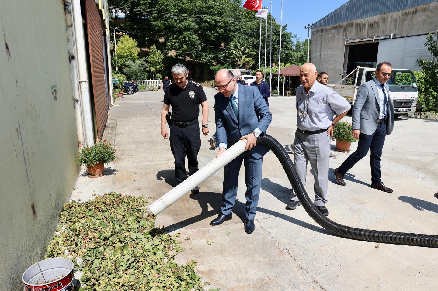 VALİ GİRESUN OSB’Yİ ZİYARET ETTİ