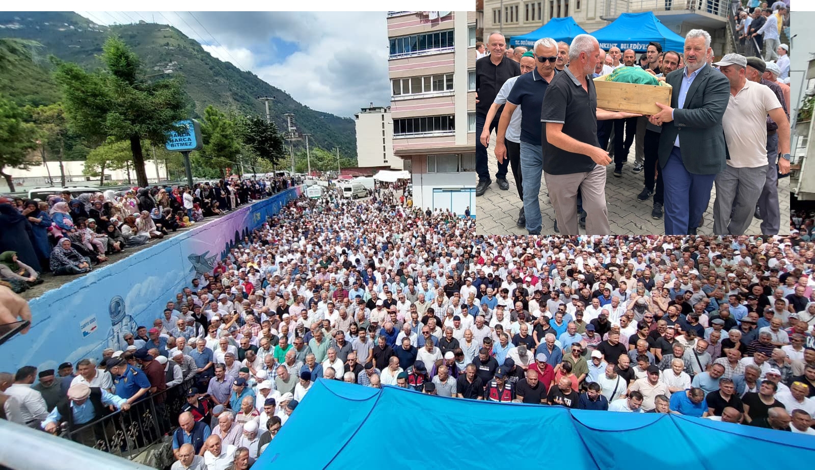 TRAFİK KAZASINDA VEFAT EDEN 4 KİŞİ SON YOLCULUKLARINA UĞURLANDI