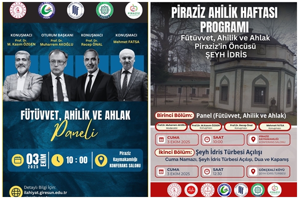 PİRAZİZ’DE AHİLİK HAFTASI KUTLANACAK