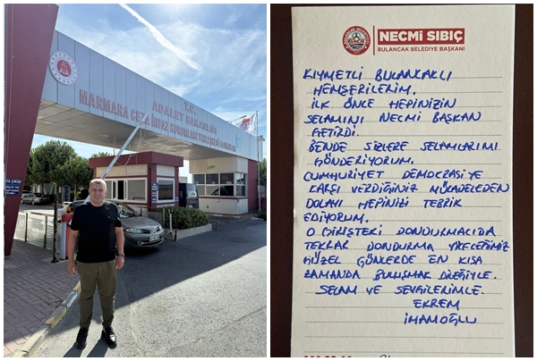 EKREM İMAMOĞLU NECMİ SIBIÇ’LA BULANCAK’A MESAJ YOLLADI