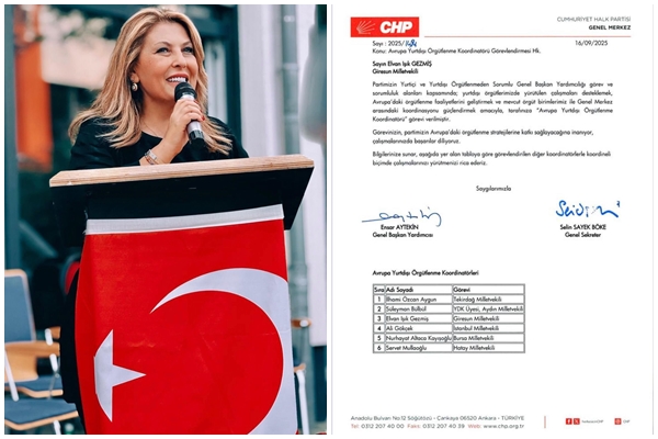 CHP MİLLETVEKİLİ GEZMİŞ’E YURDIŞI GÖREVİ