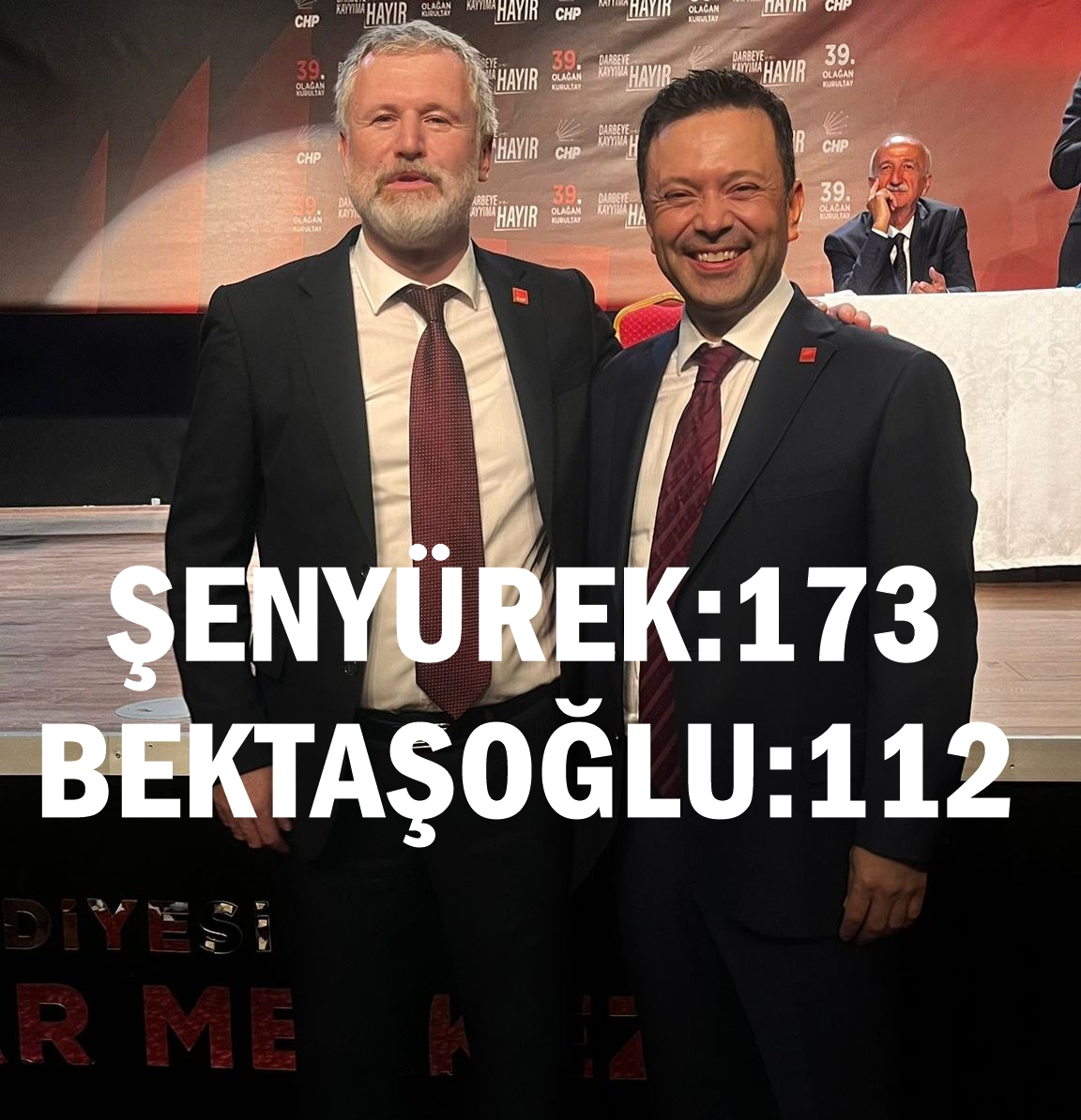 GÖKHAN ŞENYÜREK YENİDEN CHP İL BAŞKANI