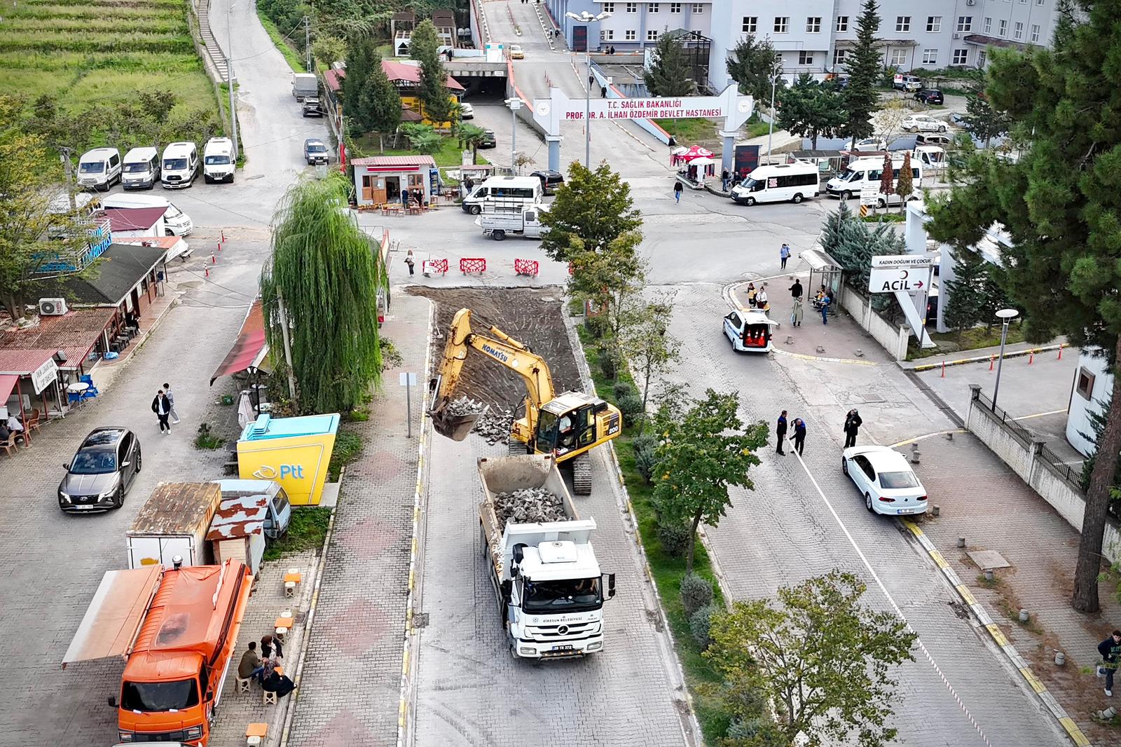 Giresun’da asfaltlama var Giresun’da asfaltlama var