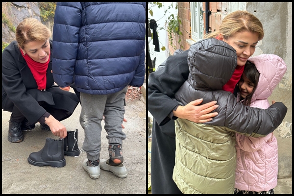 SEFİNE PEKER’DEN KÖY ÇOCUKLARI ÜŞÜMESİN KAMPANYASI