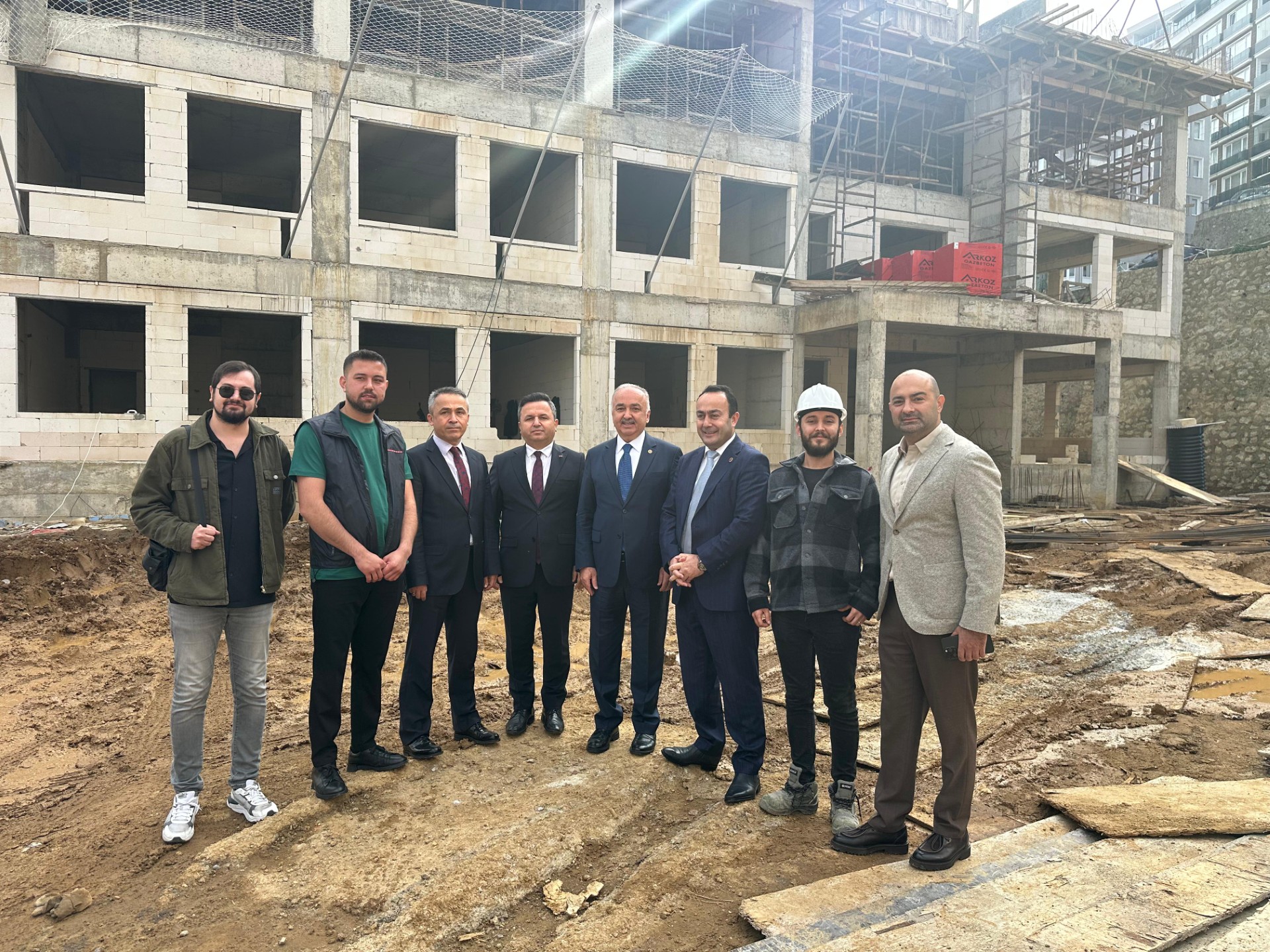 İMAM HATİP LİSESİNİN YENİ BİNASI BİTİYOR