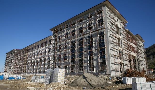 GİRESUN ÜNİVERSİTESİ TIP FAKÜLTESİ MORFOLOJİ BİNASI BİTİYOR GİRESUN ÜNİVERSİTESİ TIP FAKÜLTESİ MORFOLOJİ BİNASI BİTİYOR