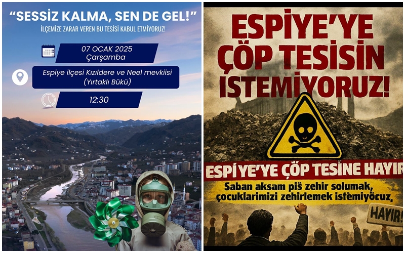 Giresun çöpünün yeni adresi Gelevera Deresi