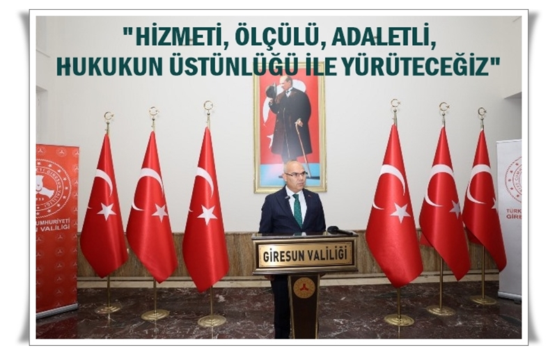 VALİ MUSTAFA KOÇ İLK MESAJINDA GÜVEN VERDİ