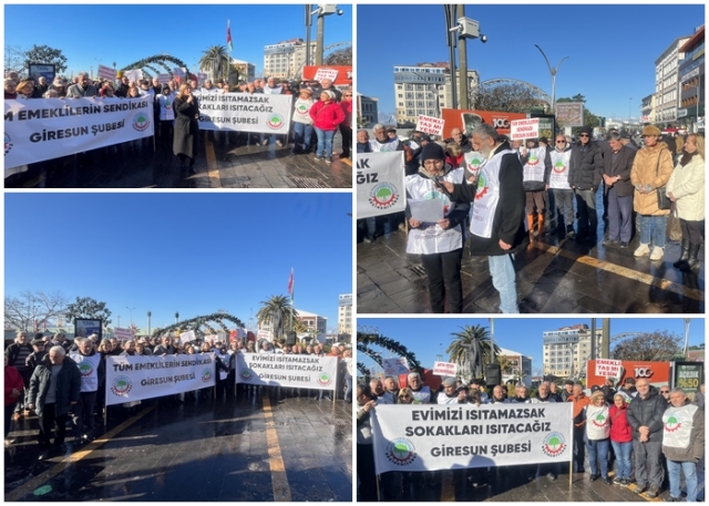 Tüm Emeklilerin Sendikası, açlık sınırı altındaki emekli maaşlarını protesto etti