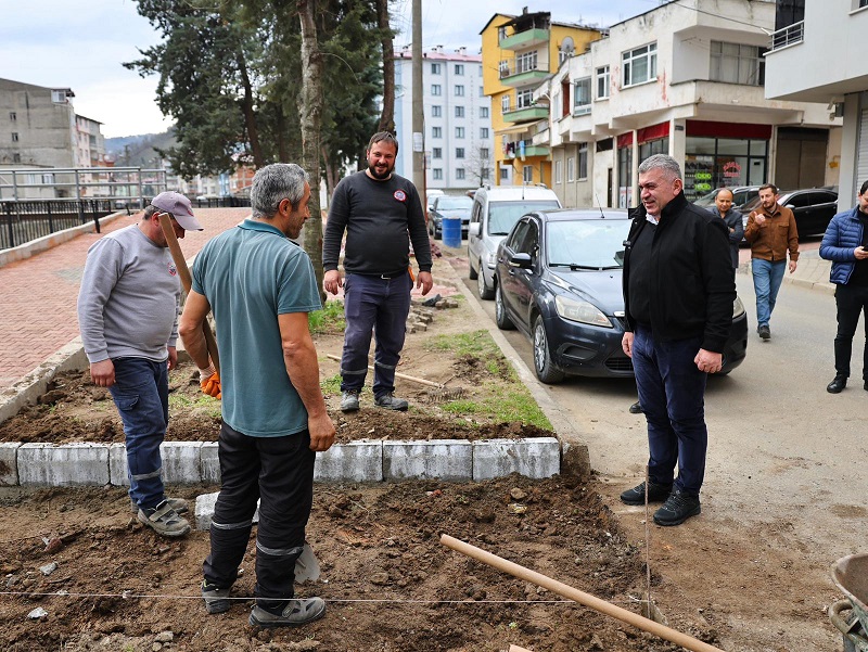 Necmi Sıbıç, Bulancak’ı şantiyeye döndürdü