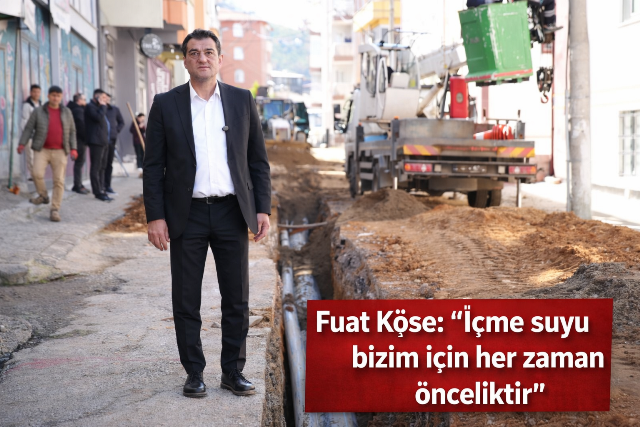 Giresun’da Aspest borular polietilenle değiştiriliyor