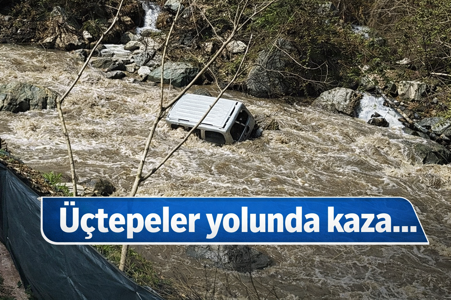 ARAÇLA DEREYE DÜŞEN SÜRÜCÜ HAYATINI KAYBETTİ