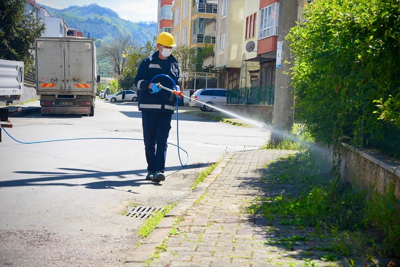 KOKARCA MÜCADELESİNE GİRESUN BELEDİYESİ DE KATILDI