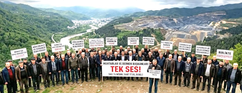 Dereli’de vahşi madenciliğe karşı mücadele yükseliyor Dereli’de vahşi madenciliğe karşı mücadele yükseliyor