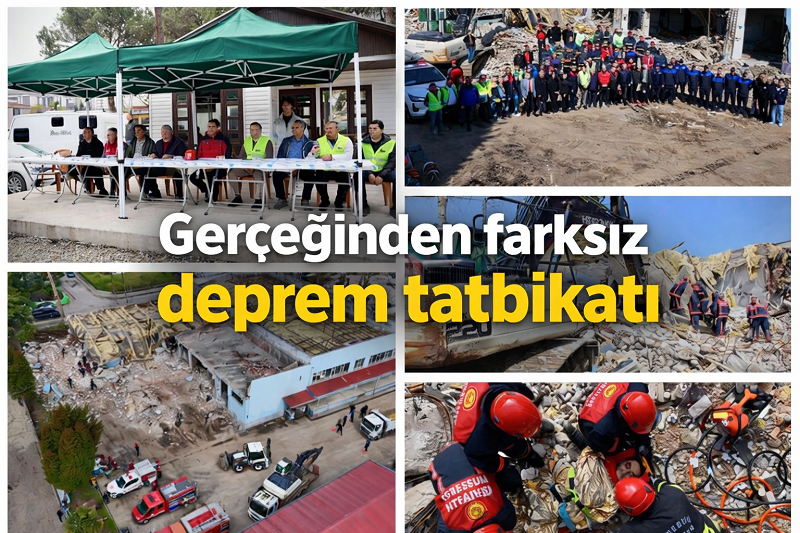 Giresun’da 7.1’lik deprem tatbikatı