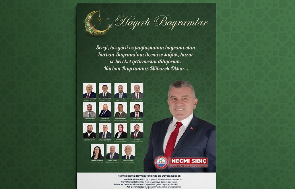 BULANCAK BELEDİYE BAŞKANI NECMİ SIBIÇ’IN BAYRAM MESAJI