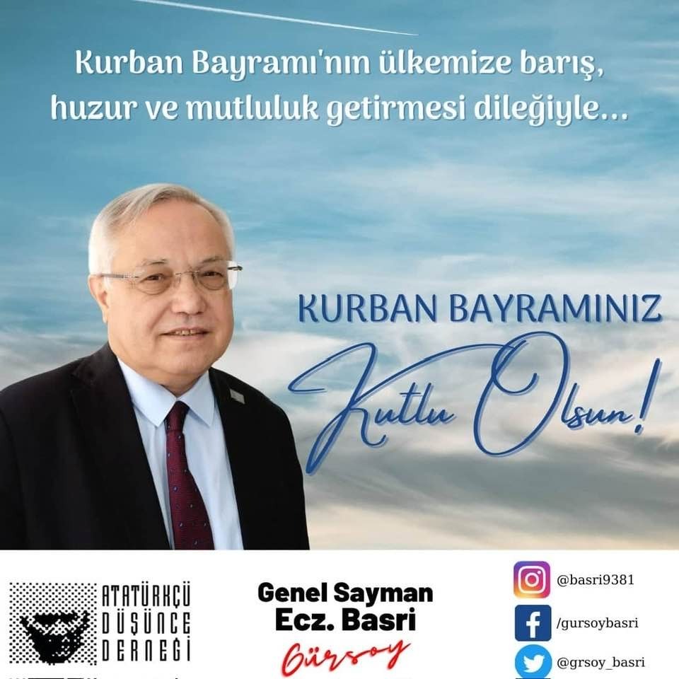 ADD Genel Saymanı Basri Gürsoy’un Bayram Mesajı ADD Genel Saymanı Basri Gürsoy’un Bayram Mesajı