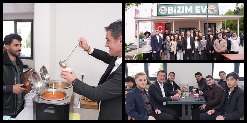 Fuat Köse öğrencilerle çorba içti