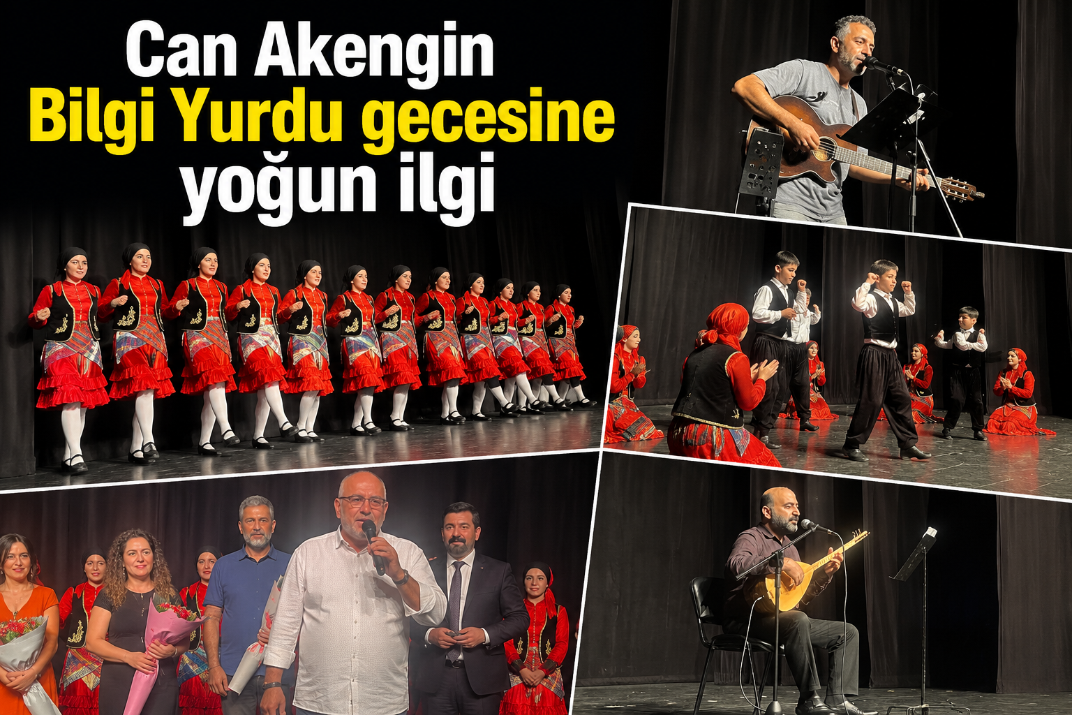 CAN AKENGİN BİLGİ YURDU HALK OYUNLARI EKİPLERİNDEN GÖSTERİ