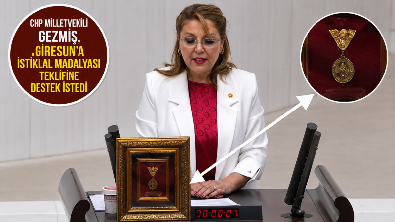 GEZMİŞ, DEDESİNİN İSTİKLAL MADALYASIYLA TBMM KÜRSÜSÜNE ÇIKTI GEZMİŞ, DEDESİNİN İSTİKLAL MADALYASIYLA TBMM KÜRSÜSÜNE ÇIKTI