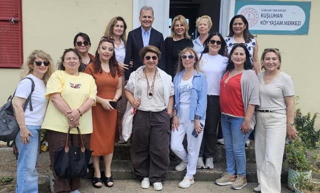 Giresun Kent Konseyi Kadınlar Meclisi üyeleri Kuşluhan köyündeydi