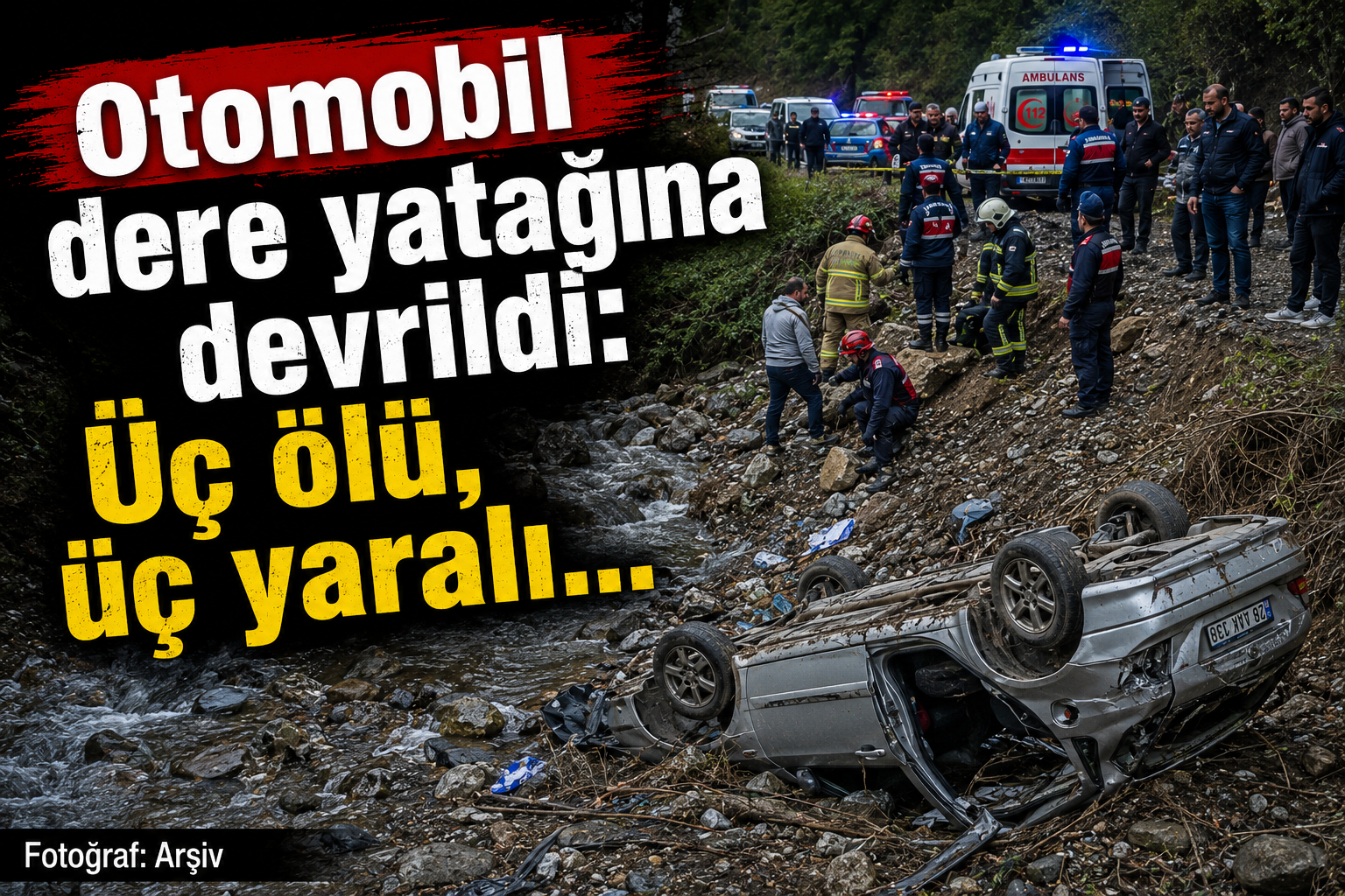 Alucra’da feci kaza