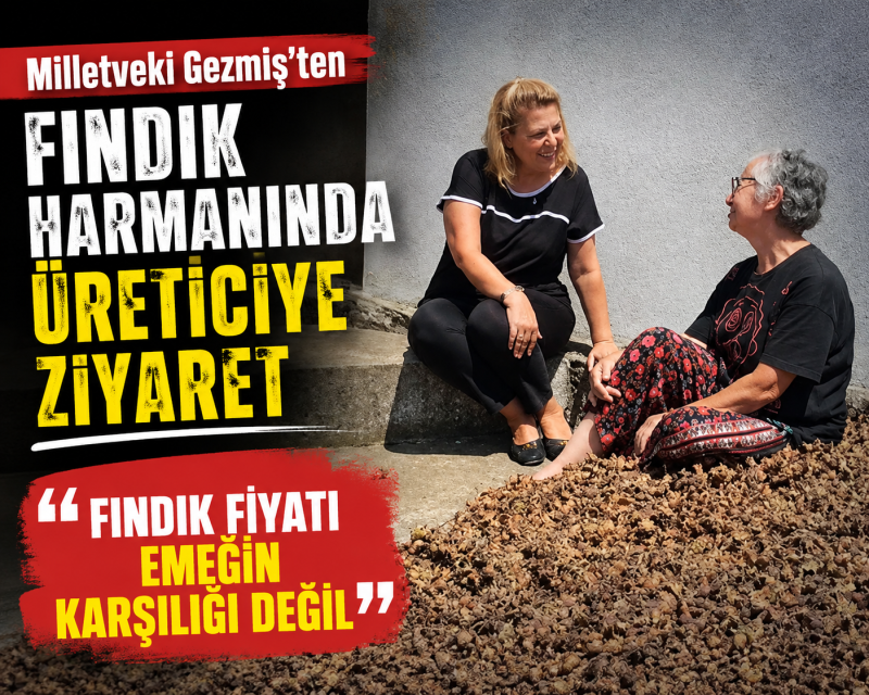 Gezmiş’ten fındık fiyatı tepkisi