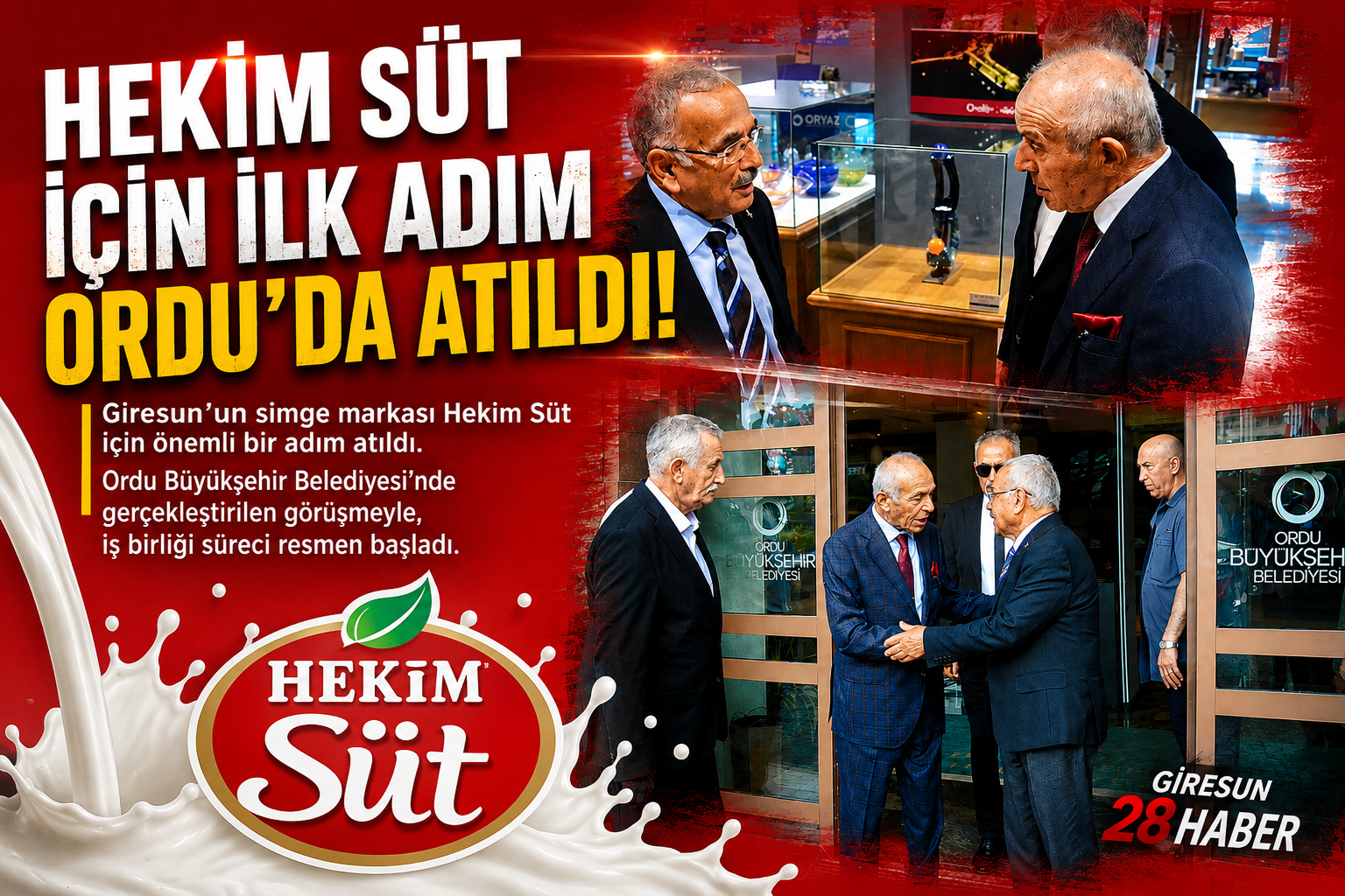 GİRESUN VE ORDU DA HEKİM SÜT HEYECANI