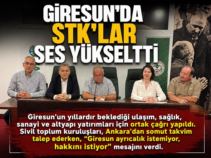 “Giresun hakkını istiyor” “Giresun hakkını istiyor”