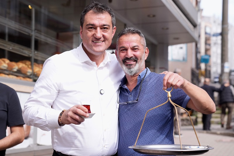 FUAT KÖSE SAHAYA İNDİ, ESNAFLARI DİNLEDİ