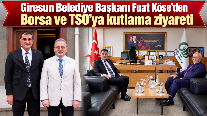 FUAT KÖSE: “GİRESUN İÇİN ORTAK AKIL VE İŞBİRLİĞİ ŞART” FUAT KÖSE: “GİRESUN İÇİN ORTAK AKIL VE İŞBİRLİĞİ ŞART”