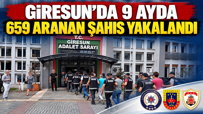 İşte Giresun’un suç raporu
